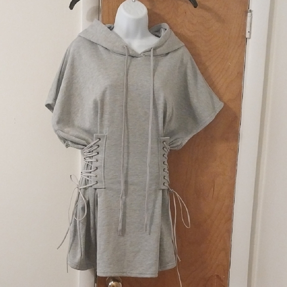 Akira Hooded Corset Dress - Picture 1 of 5